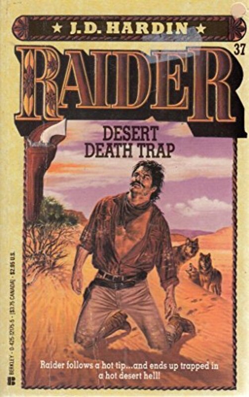 Book cover for "Desert Death Trap" by JD Hardin