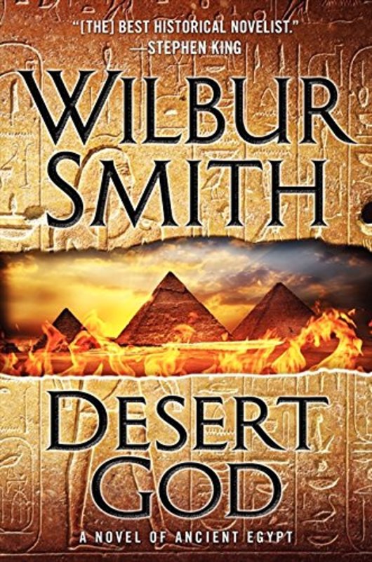 Book cover for "Desert God" by Wilbur Smith