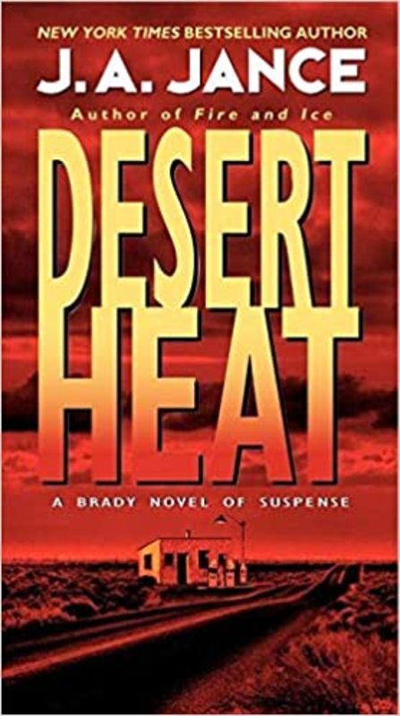Book cover for "Desert Heat" by J. A. Jance