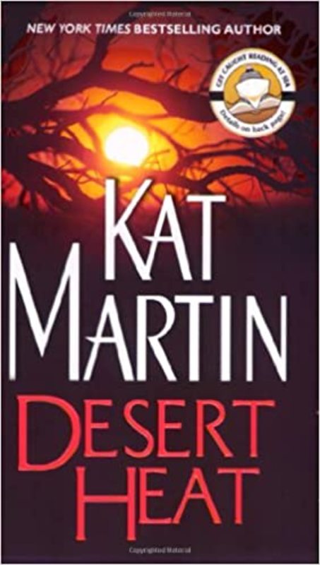 Book cover for "Desert Heat" by Kat Martin
