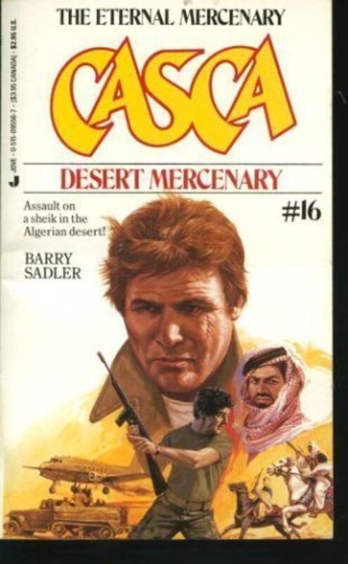 Book cover for "Desert Mercenary" by Tony Roberts