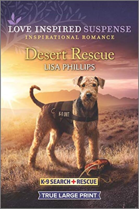 Book cover for "Desert Rescue" by Lisa Phillips