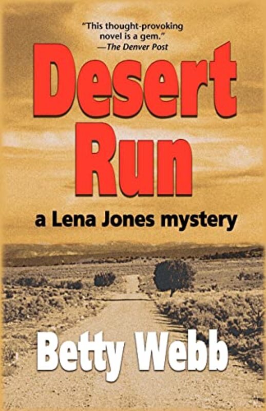 Book cover for "Desert Run" by Betty Webb