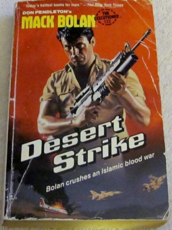Book cover for "Desert Strike" by Don Pendleton