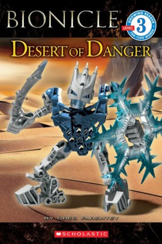 Book cover for "Desert of Danger" by Greg Farshtey