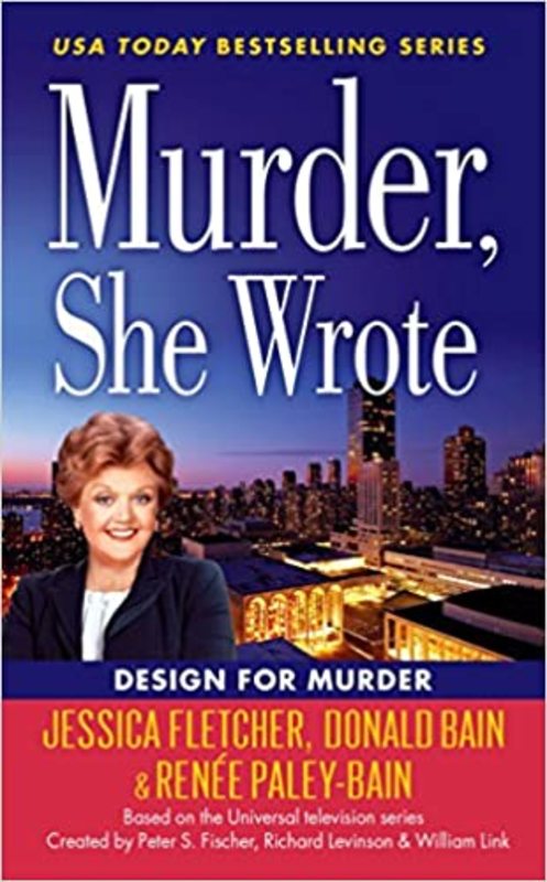 Book cover for "Design For Murder" by Jessica Fletcher