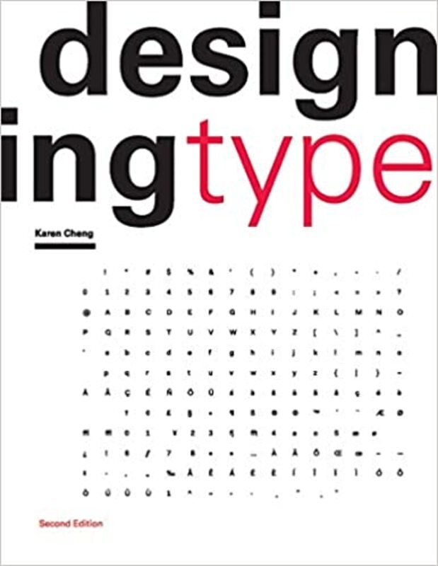 Book cover for "Designing Type" by Karen Cheng