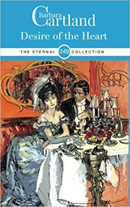 Book cover for "Desire of the Heart" by Barbara Cartland