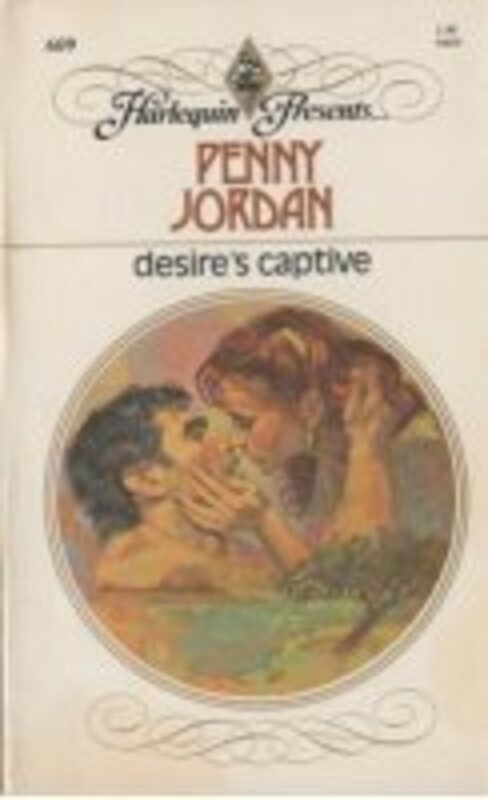 Book cover for "Desire's Captive" by Penny Jordan