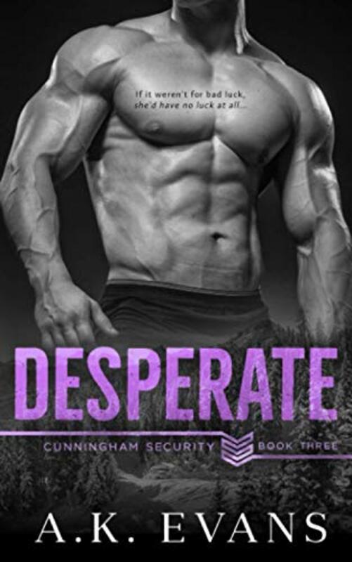 Book cover for "Desperate" by AK Evans