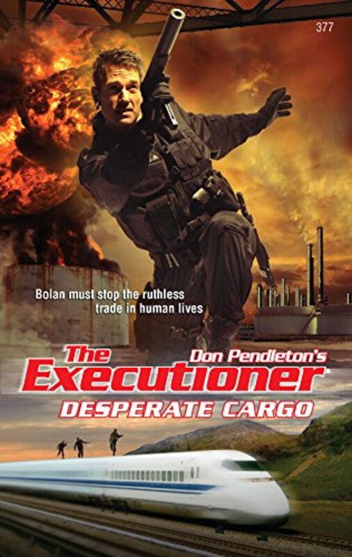 Book cover for "Desperate Cargo" by Don Pendleton