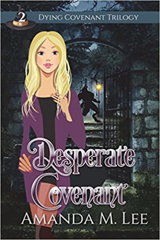 Book cover for "Desperate Covenant" by Amanda M. Lee