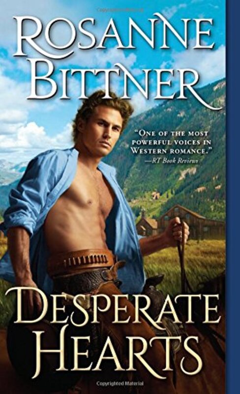 Book cover for "Desperate Hearts" by Rosanne Bittner