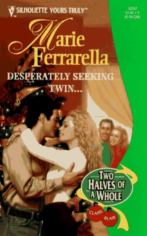 Book cover for "Desperately Seeking Twin ..." by Marie Ferrarella