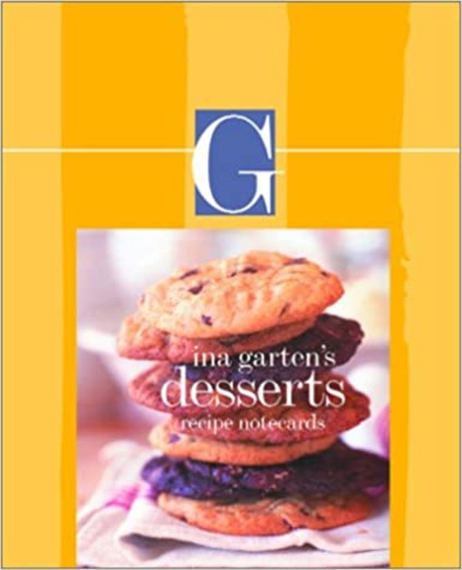 Book cover for "Ina Garten's Barefoot Contessa Desserts" by Ina Garten