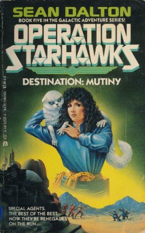 Book cover for "Destination Mutiny" by Deborah Chester
