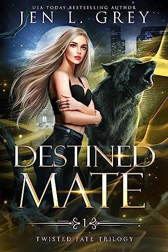 Book cover for "Destined Mate" by Jen L Grey