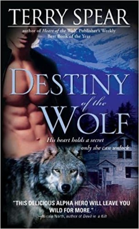 Book cover for "Destiny of the Wolf" by Terry Spear