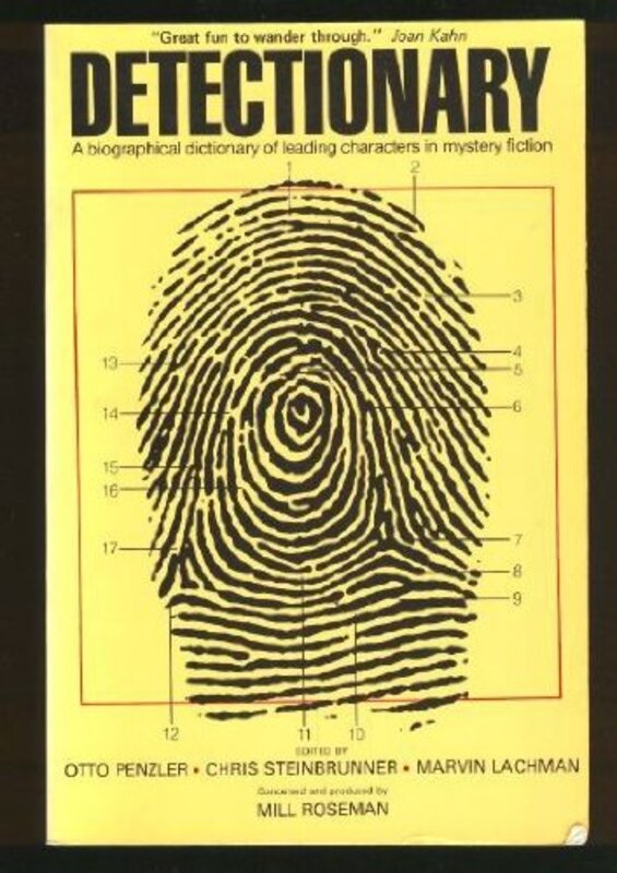 Book cover for "Detectionary" by Otto Penzler