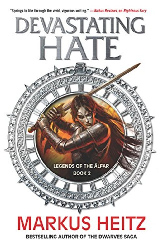 Book cover for "Devastating Hate" by Markus Heitz