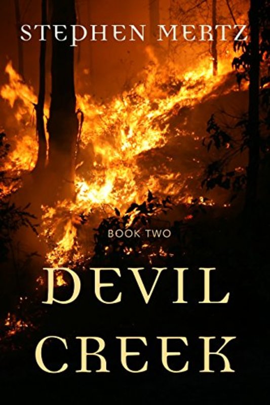 Book cover for "Devil Creek" by Stephen Mertz