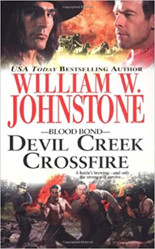 Book cover for "Devil Creek Crossfire" by William W Johnstone