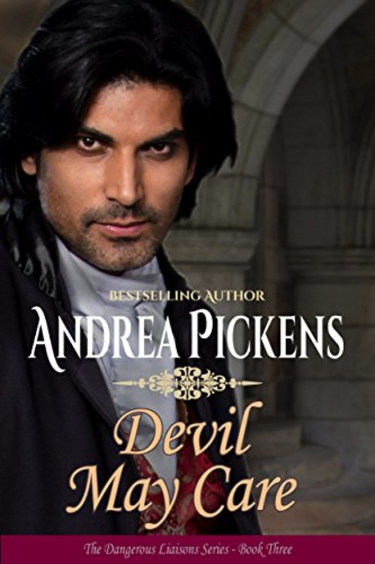 Book cover for "Devil May Care" by Andrea Penrose