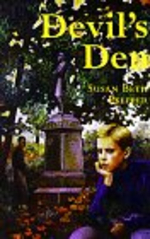 Book cover for "Devil's Den" by Susan Beth Pfeffer