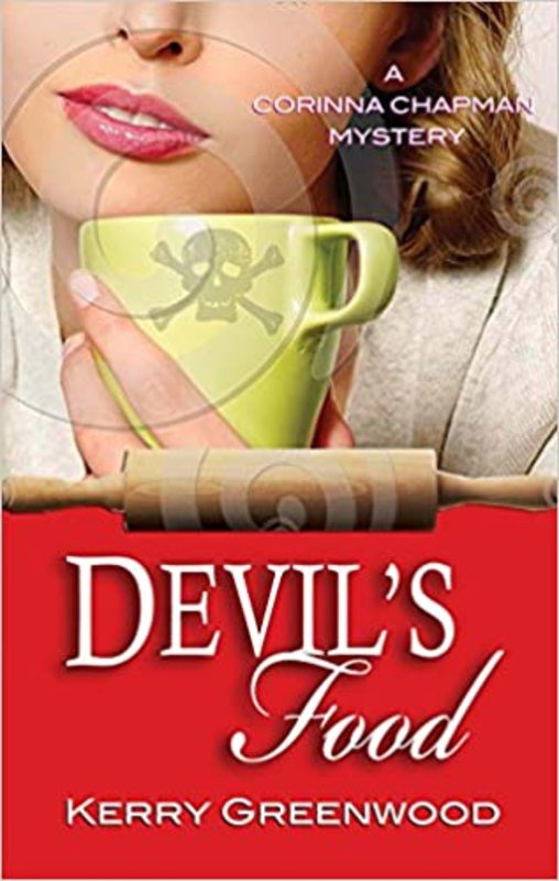 Book cover for "Devil's Food" by Kerry Greenwood