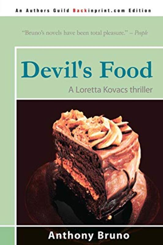 Book cover for "Devil's Food" by Anthony Bruno