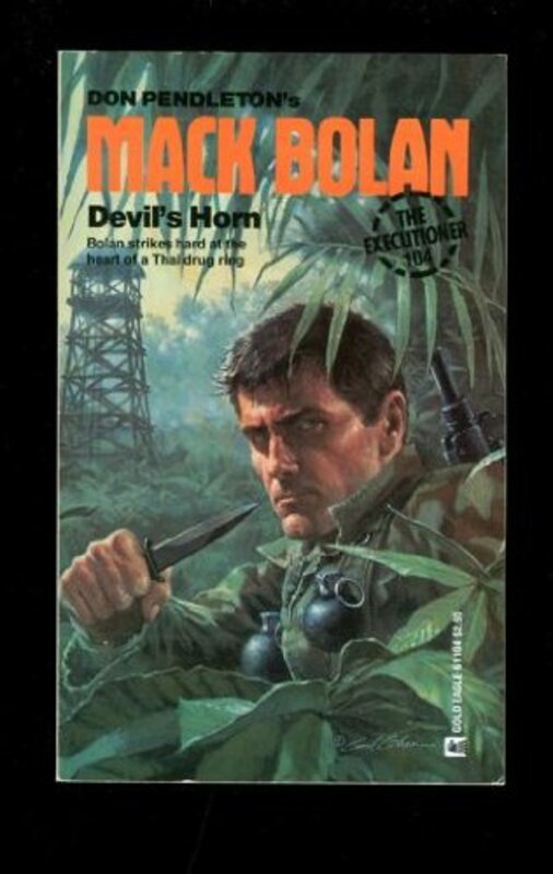 Book cover for "Devil's Horn" by Don Pendleton