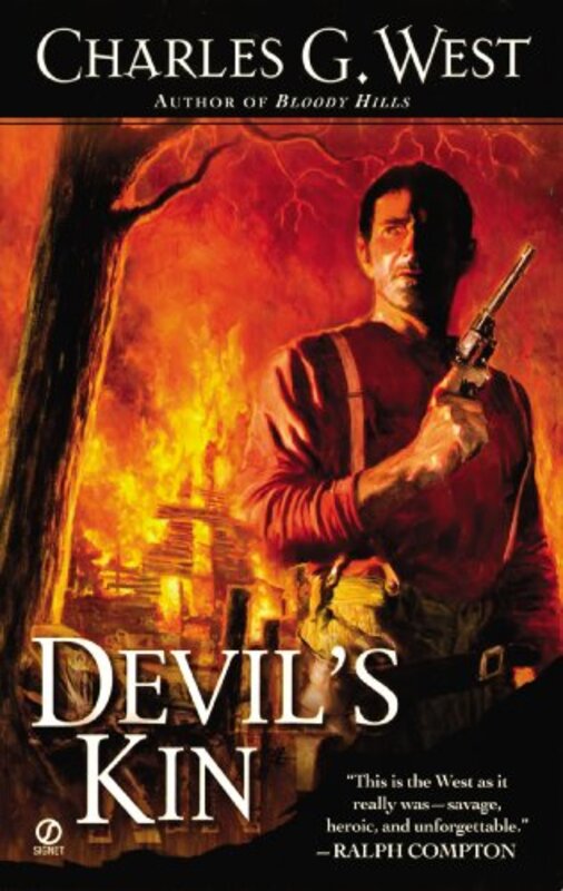 Book cover for "Devil's Kin" by Charles G West