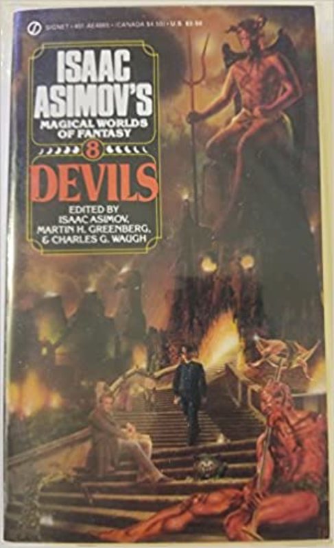 Book cover for "Devils" by Isaac Asimov