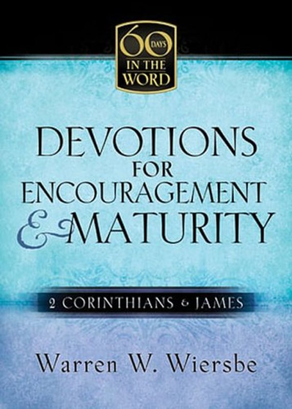 Book cover for "Devotions for Encouragement and Maturity" by Warren W Wiersbe