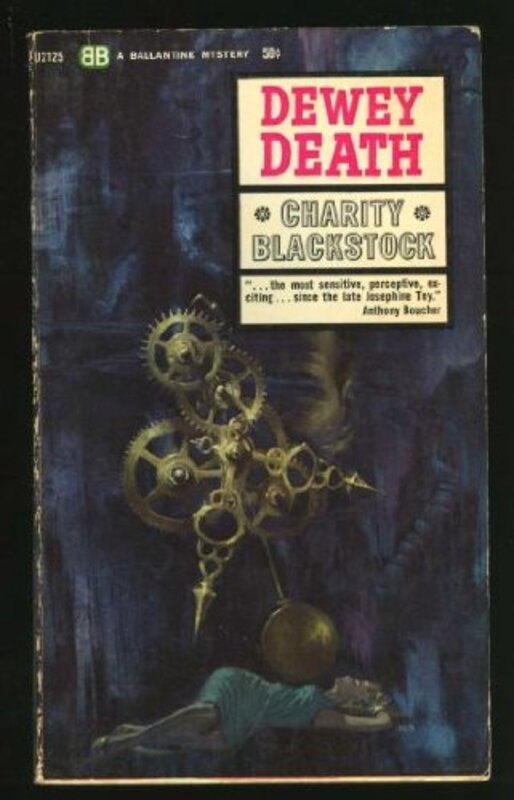 Book cover for "Dewey Death" by Charity Blackstock