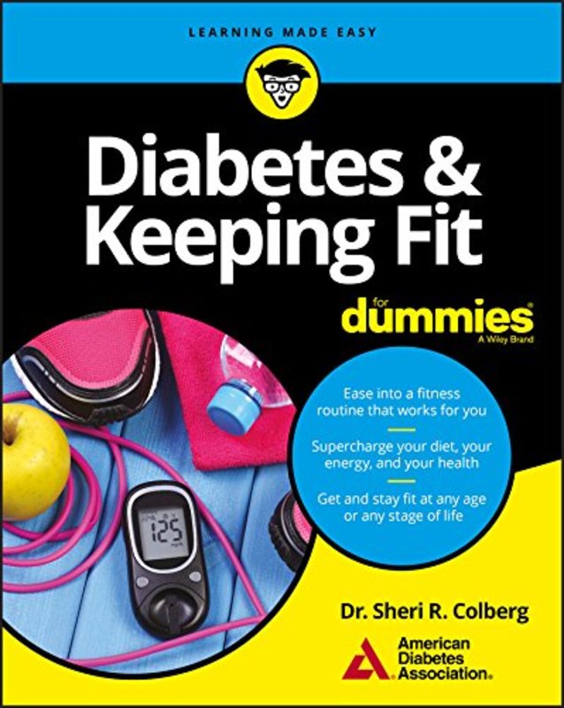 Book cover for "Diabetes & Keeping Fit For Dummies" by American Diabetes Association