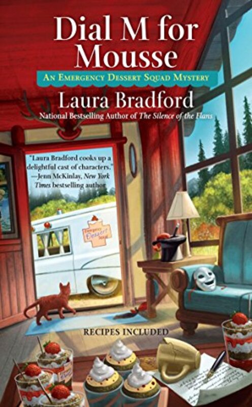 Book cover for "Dial M for Mousse" by Laura Bradford