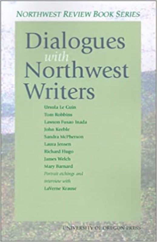 Book cover for "Dialogues with Northwest Writers" by Tom Robbins
