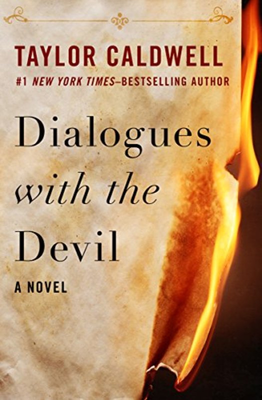 Book cover for "Dialogues with the Devil" by Taylor Caldwell