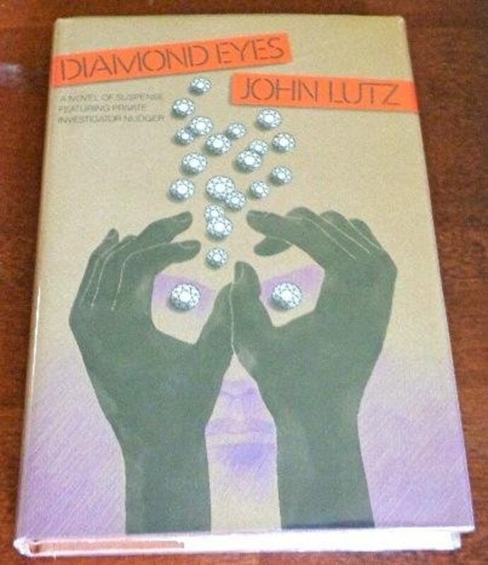 Book cover for "Diamond Eyes" by John Lutz