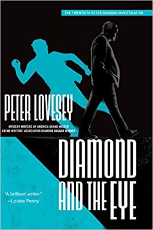 Book cover for "Diamond and the Eye" by Peter Lovesey