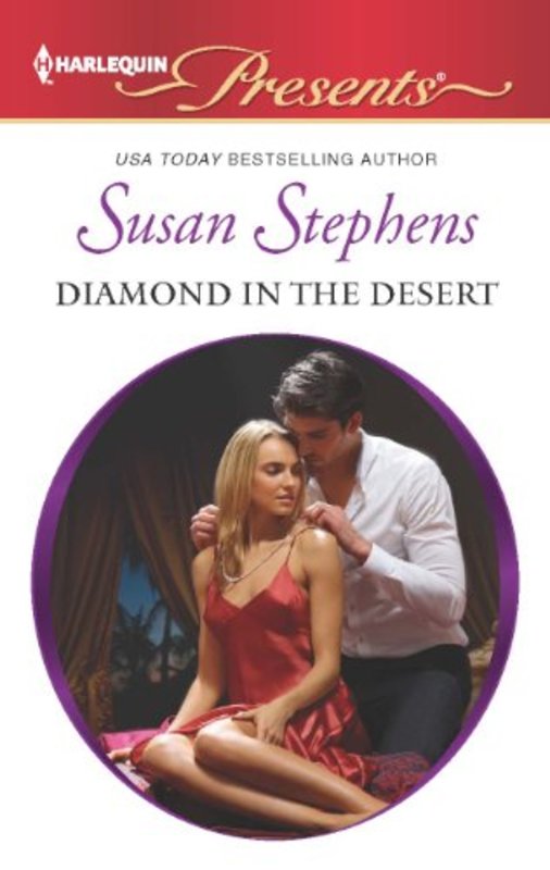 Book cover for "Diamond in the Desert" by Susan Stephens