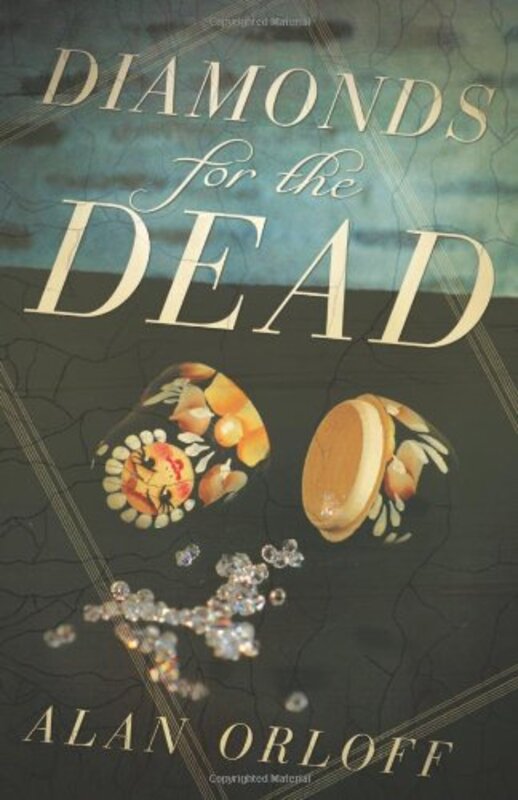 Book cover for "Diamonds for the Dead" by Alan Orloff