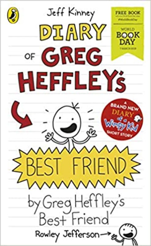 Book cover for "Diary of Greg Heffley's Best Friend" by Jeff Kinney