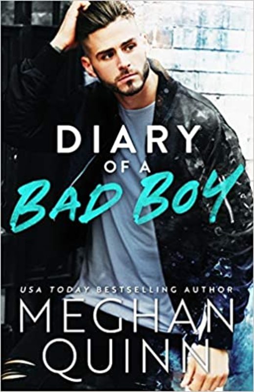 Book cover for "Diary of a Bad Boy" by Meghan Quinn