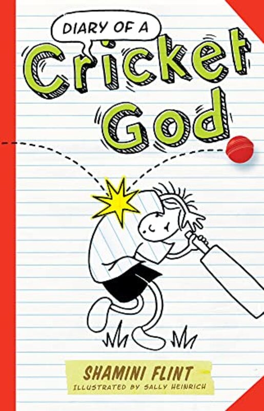 Book cover for "Diary of a Cricket God" by Shamini Flint
