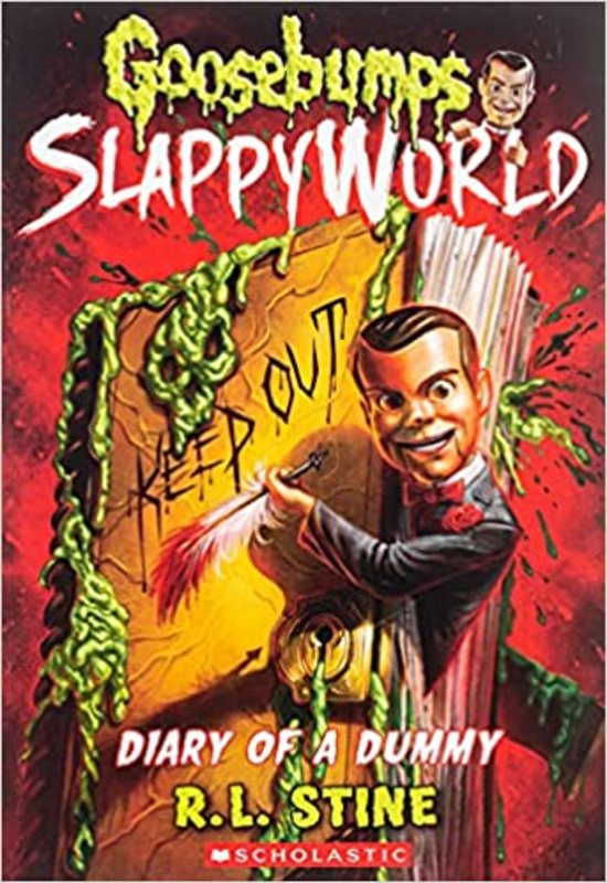 Book cover for "Diary of a Dummy" by R.L. Stine