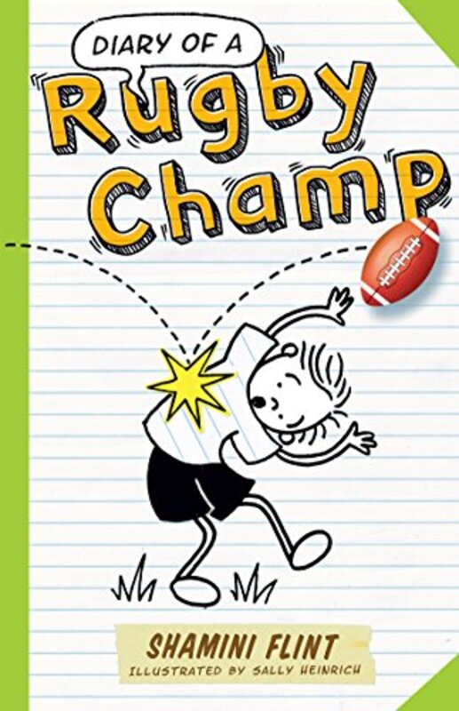 Book cover for "Diary of a Rugby Champ" by Shamini Flint