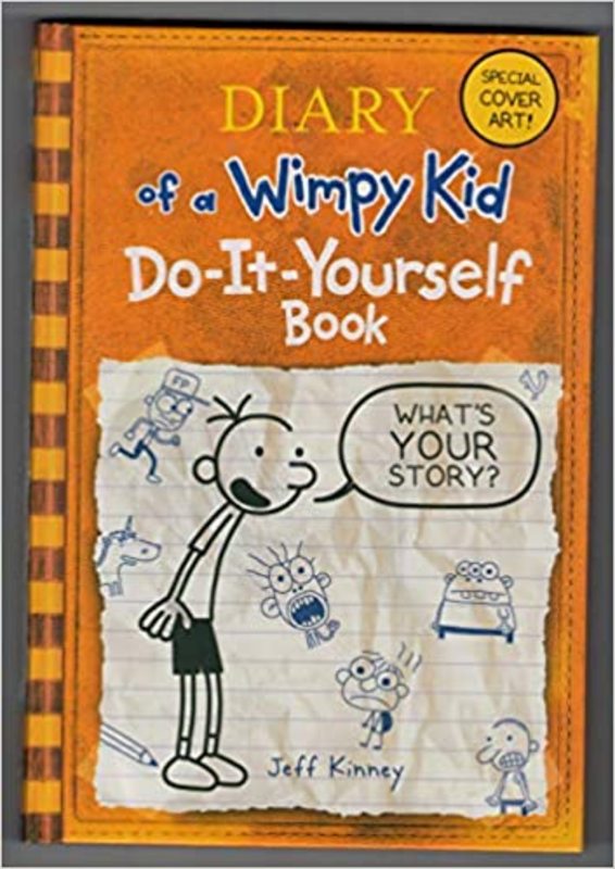 Book cover for "Diary of a Wimpy Kit Do-It-Yourself Book" by Jeff Kinney