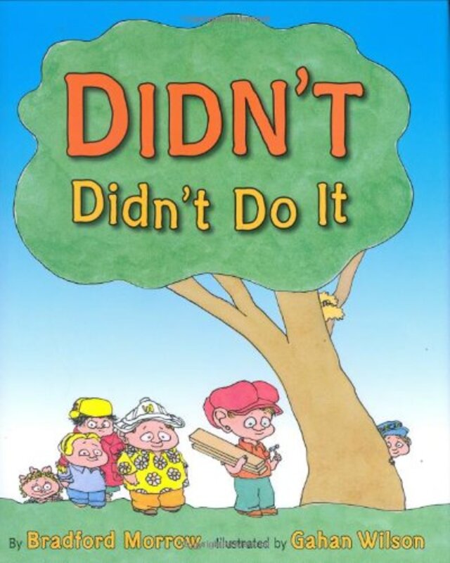Book cover for "Didn't Didn't Do It" by Bradford Morrow